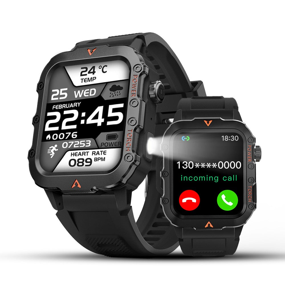 LAXASFIT 2024 Novo 1,71 polegadas Bluetooth Chamada de Voz smartwatch Monitor de
