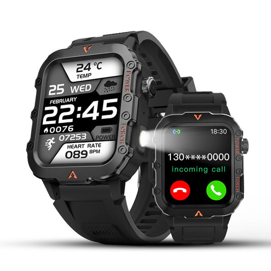 LAXASFIT 2024 Novo 1,71 polegadas Bluetooth Chamada de Voz smartwatch Monitor de