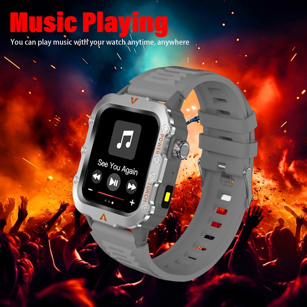 LAXASFIT 2024 Novo 1,71 polegadas Bluetooth Chamada de Voz smartwatch Monitor de