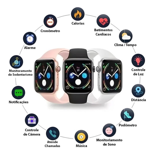 Relógio Inteligente Smartwatch W35+ Basik